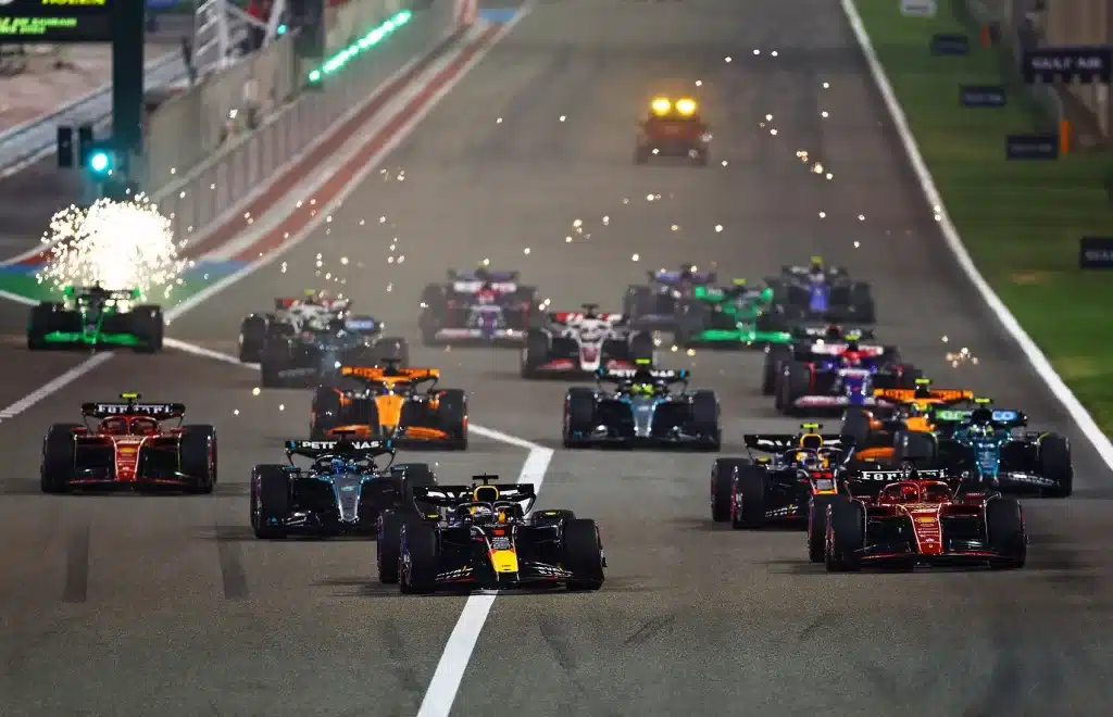 F1, mezőny, rajt, Bahrein, 2024