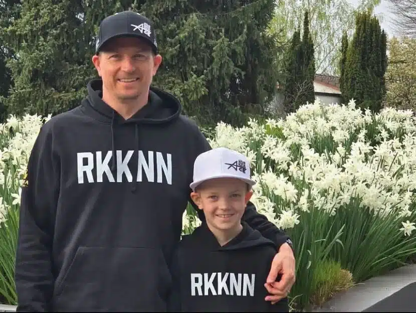 Kimi és Robin Räikkönen