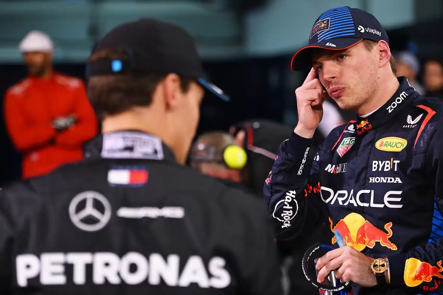 Max Verstappen, George Russell, mercedes