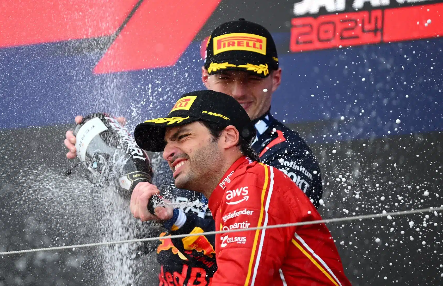 Carlos Sainz, Max Verstappen