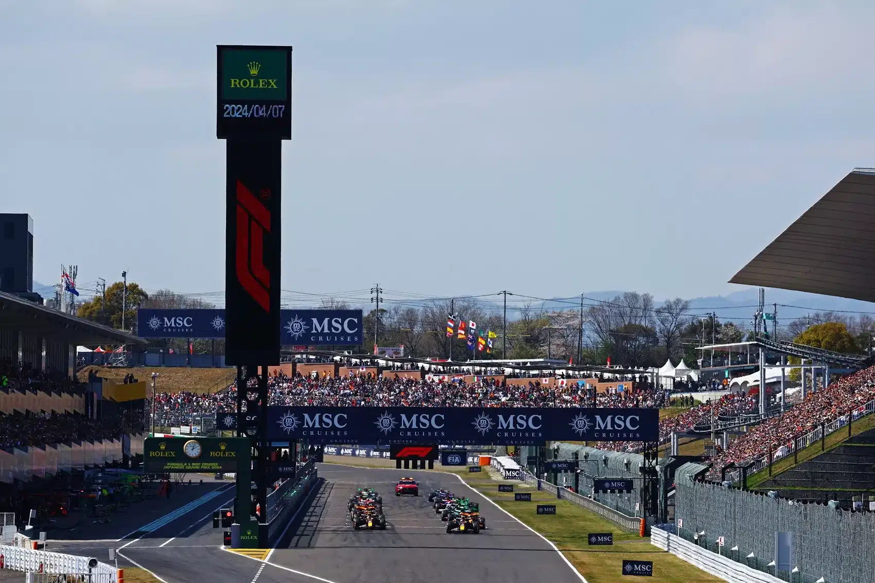 F1, 2024, Japán Nagydíj, rajt