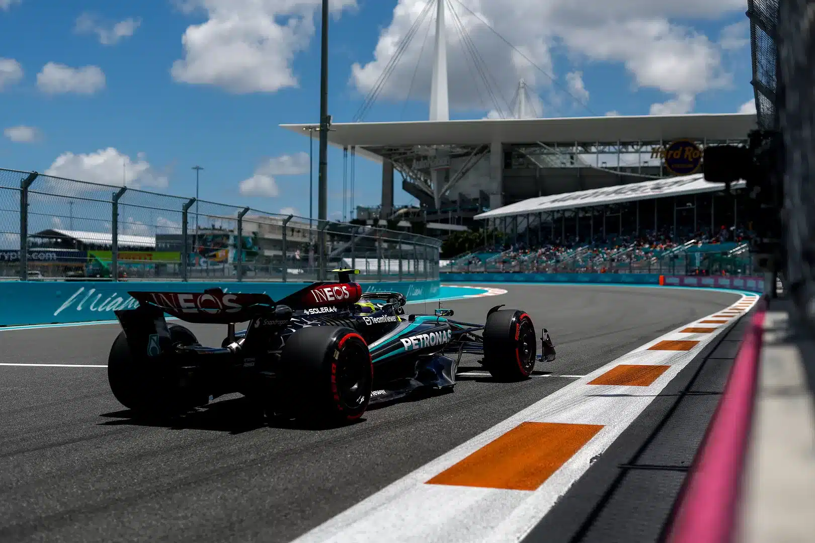 Lewis Hamilton, Mercedes, Miami