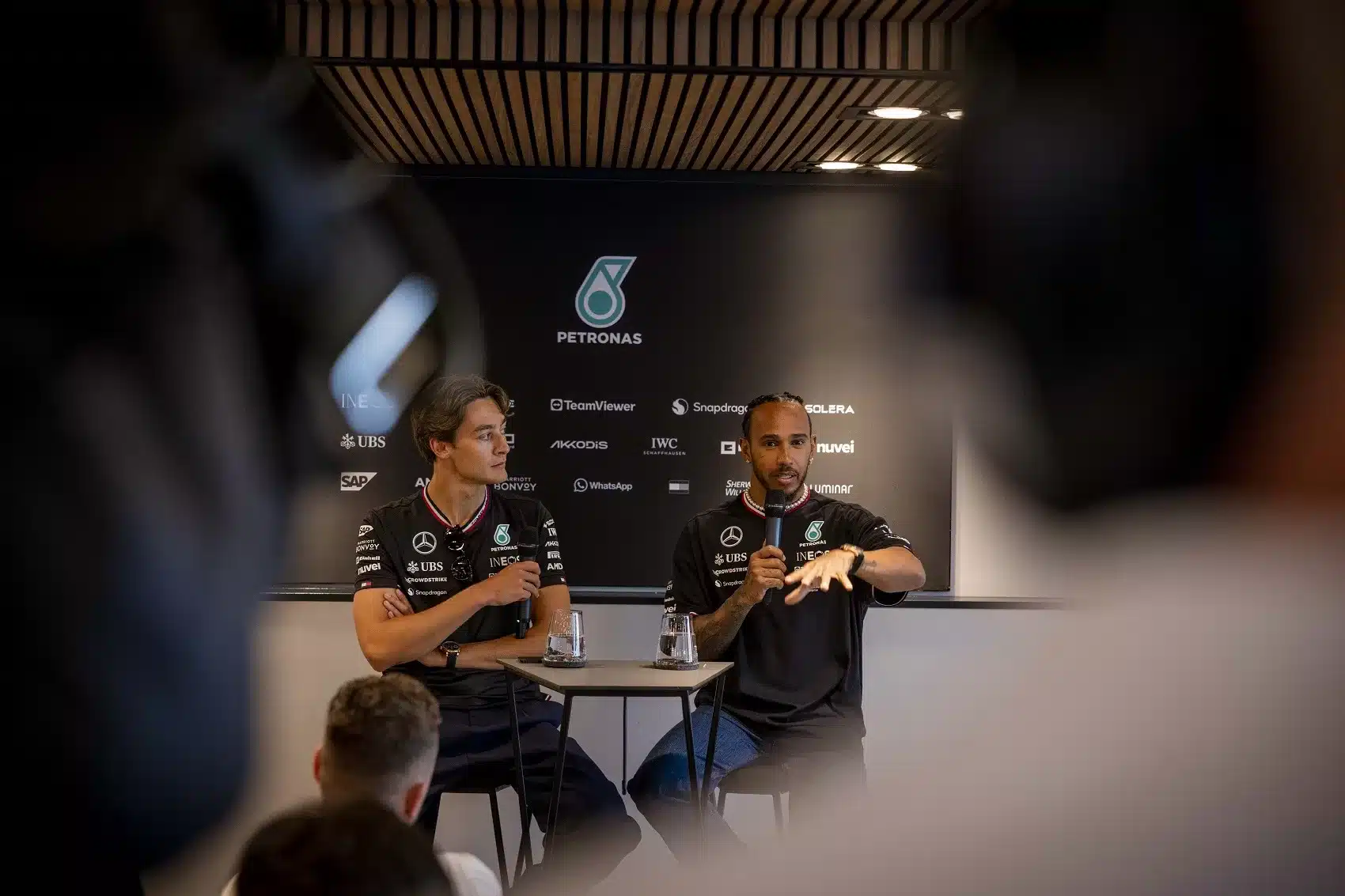lewis hamilton, george russell, mercedes
