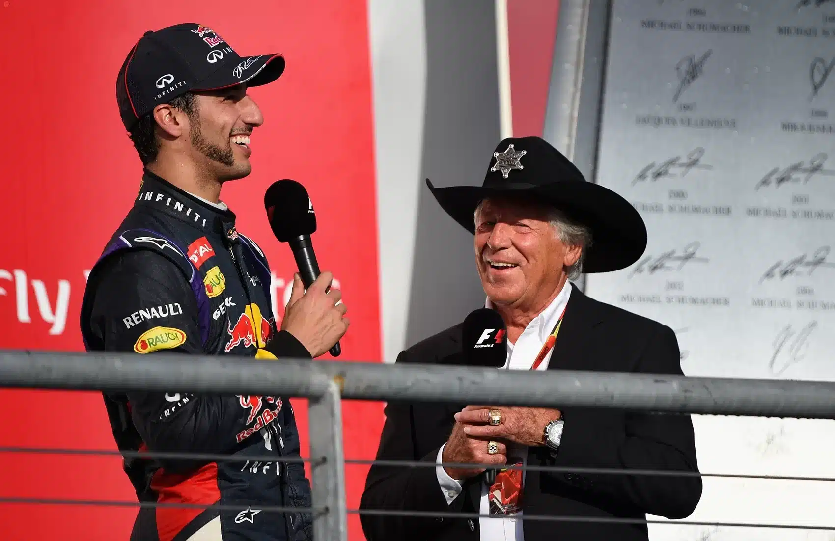 Daniel Ricciardo, Mario Andretti, 2014