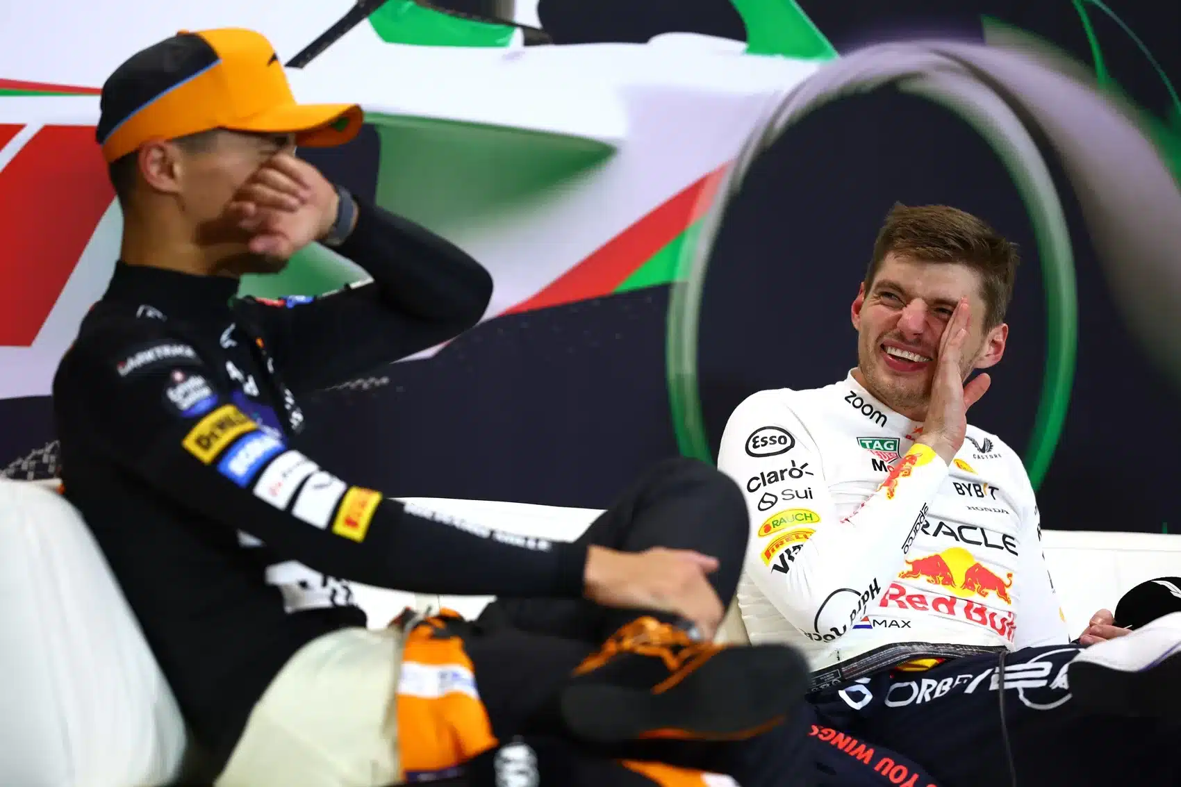 Lando Norris, Max Verstappen, McLaren, Red Bull
