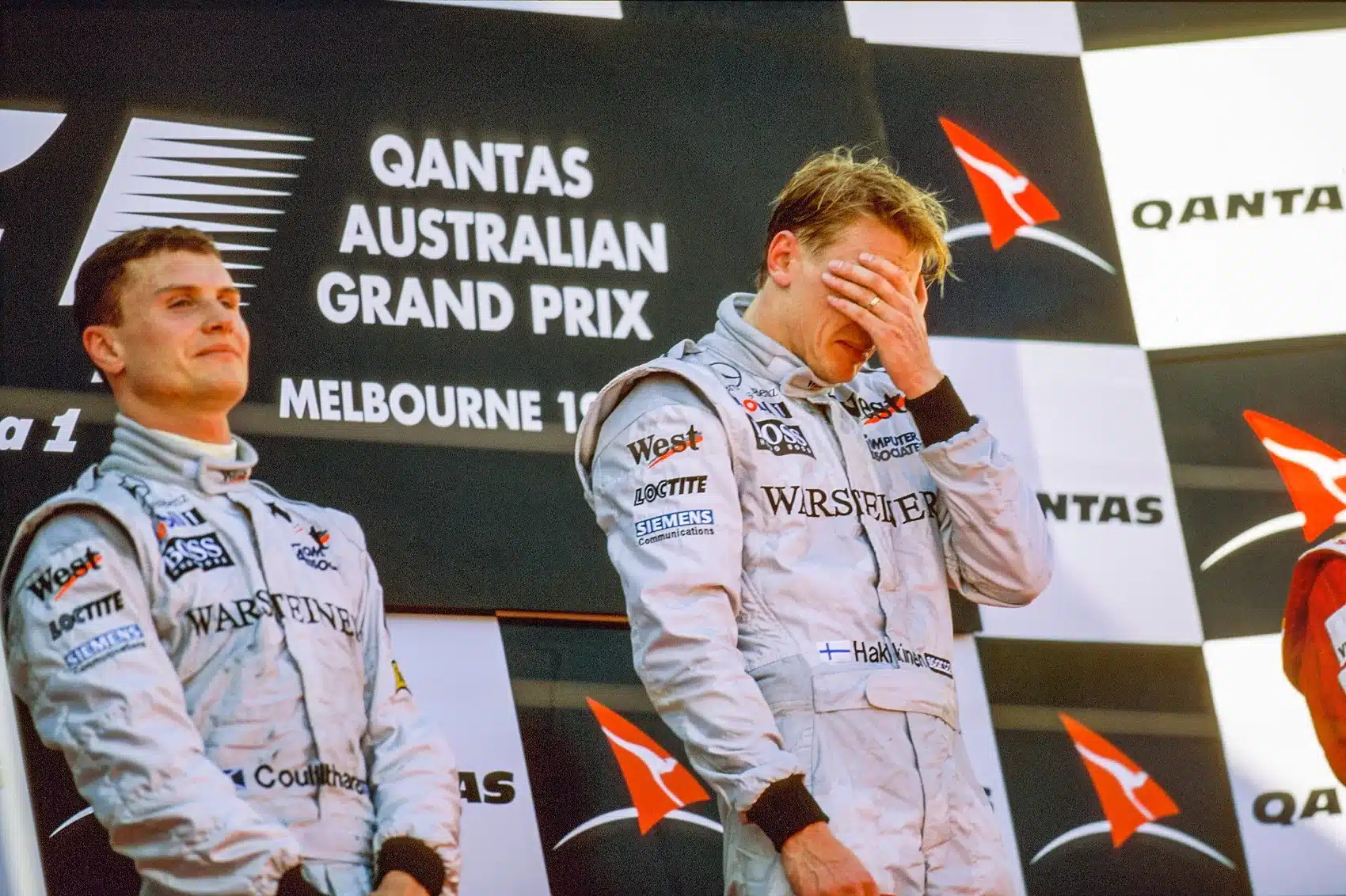 Mika Häkkinen, David Coulthard, f1, mclaren
