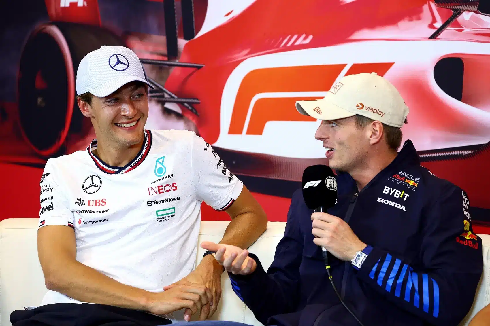 Max Verstappen, George Russell, mercedes