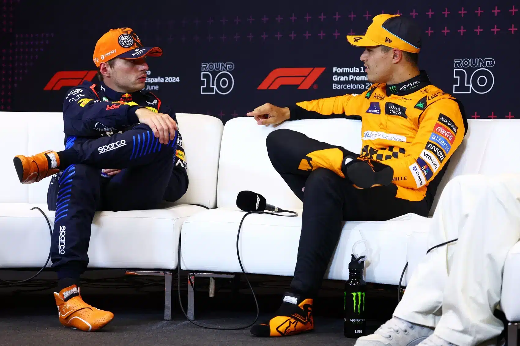 Max Verstappen, Lando Norris, Red Bull, McLaren