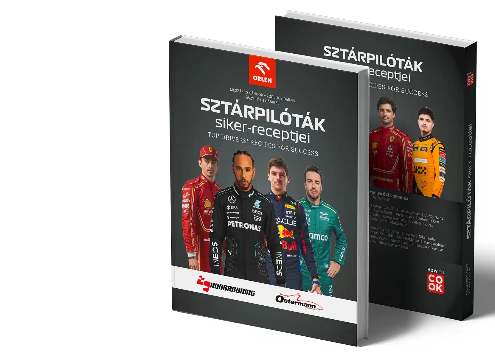 Sztárpilóták siker-receptjei, könyv, Forma-1