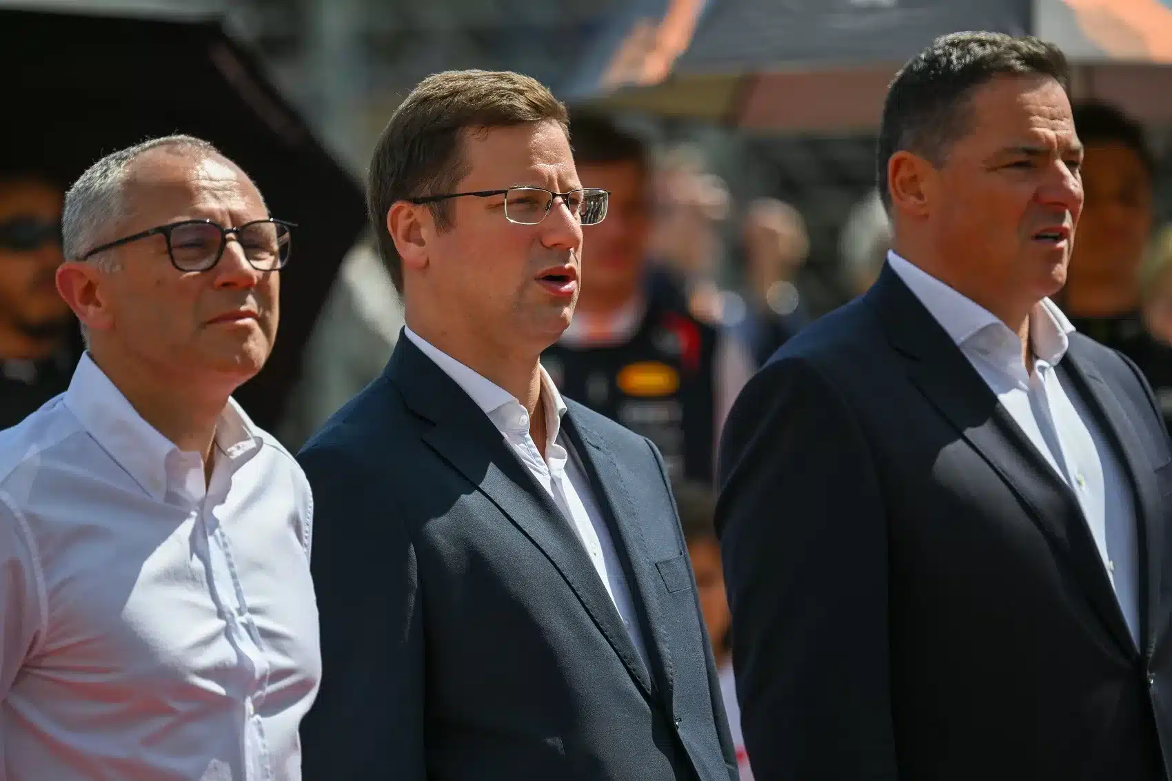Stefano Domenicali, Gulyás Gergely, Gyulay Zsolt, Magyar Nagydíj