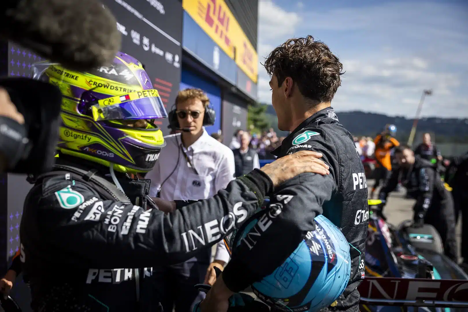 Lewis Hamilton, George Russell, F1, Belga Nagydíj