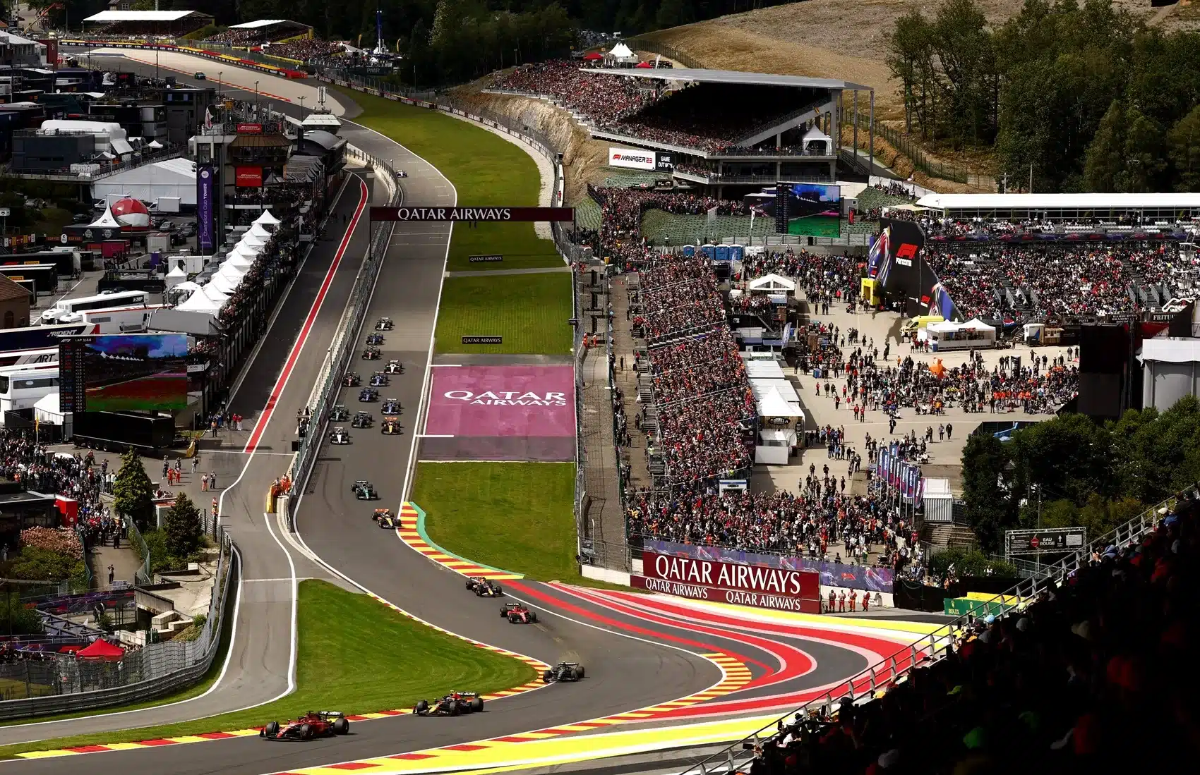 2023 Belga Nagydíj, rajt, start, F1