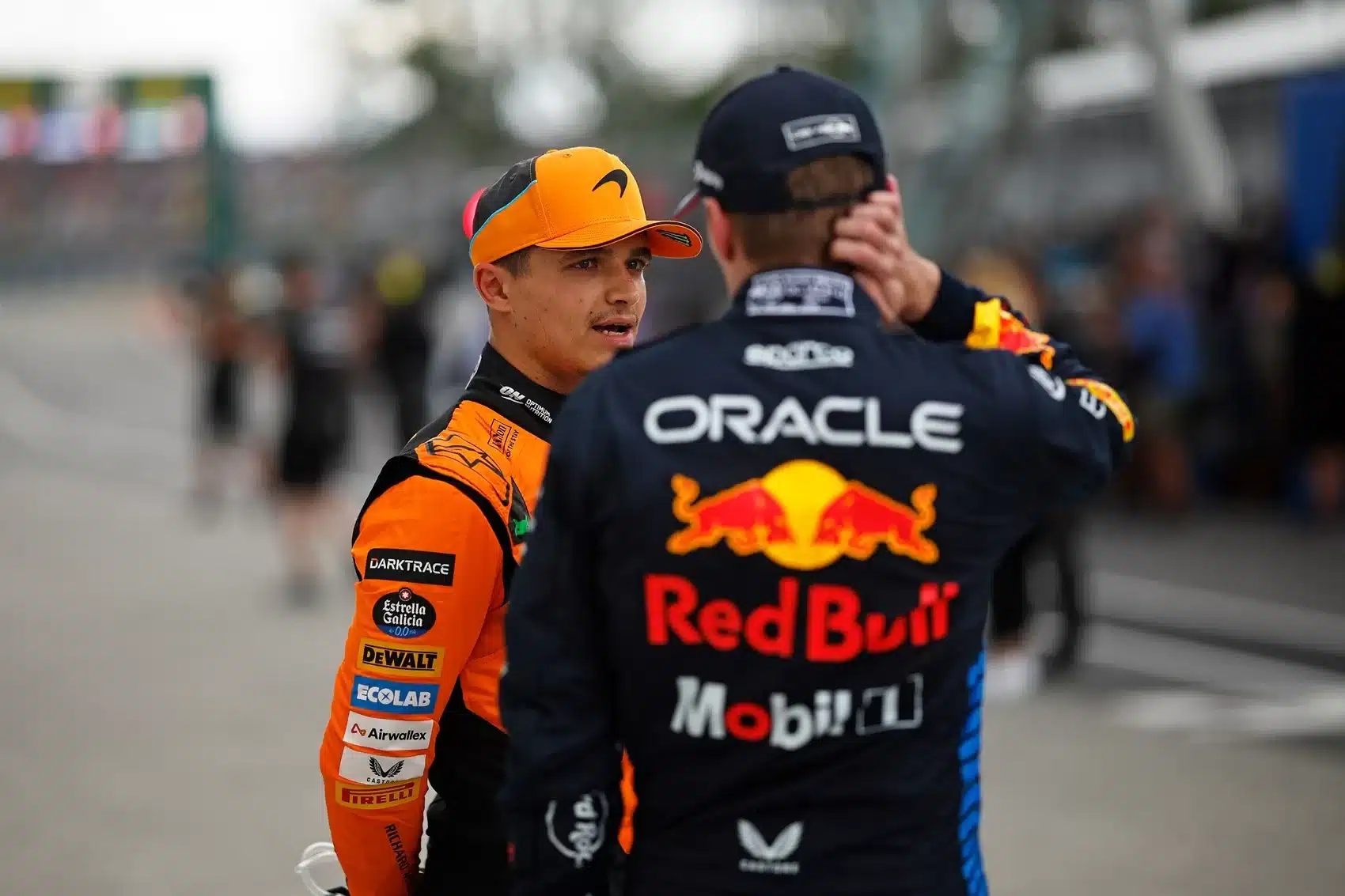 Max Verstappen. Lando Norris, Red Bull, McLaren