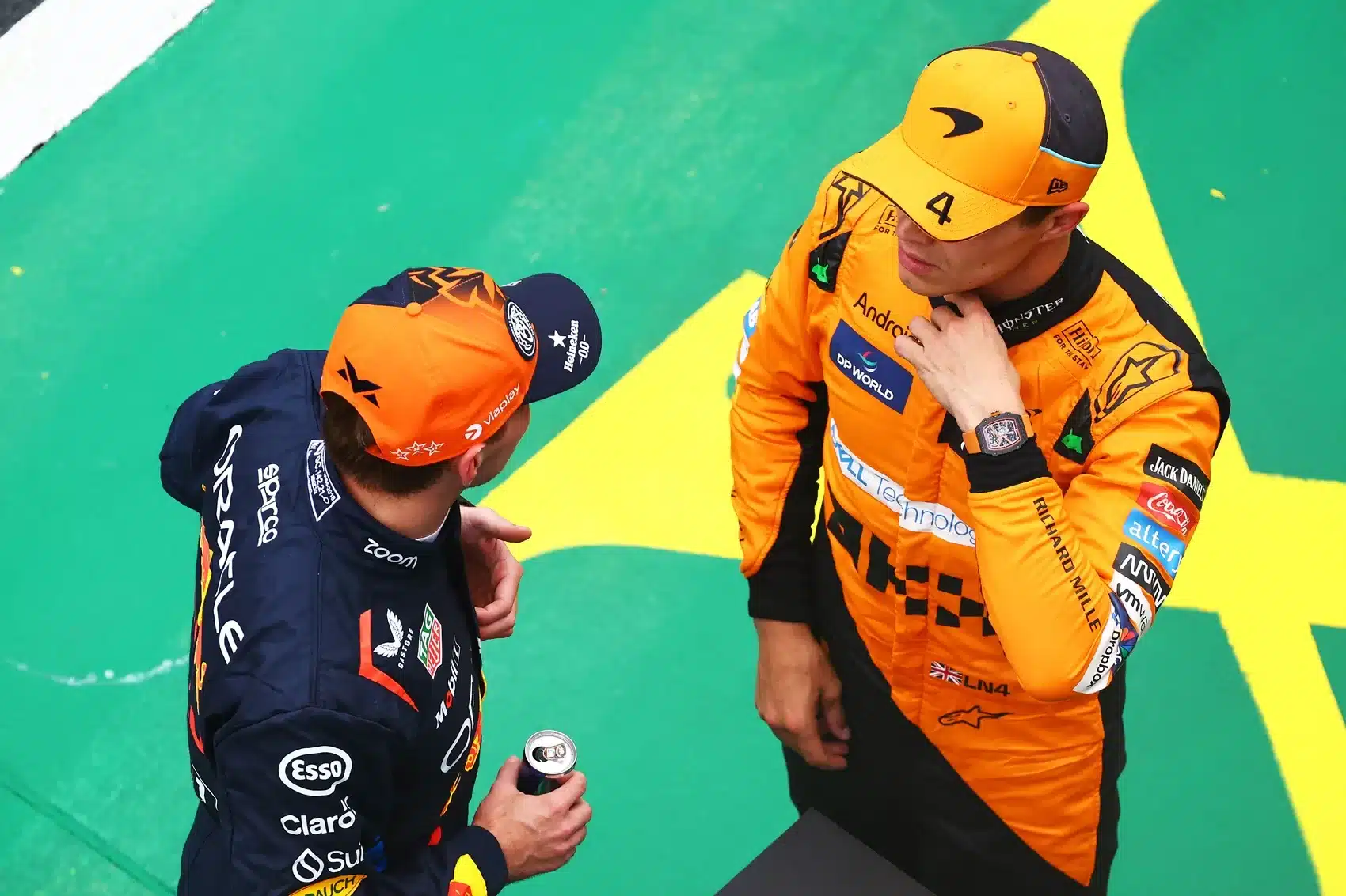 Max Verstappen, Lando Norris, Red Bull, McLaren