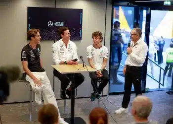 toto wolff, andrea kimi antonelli, george russell