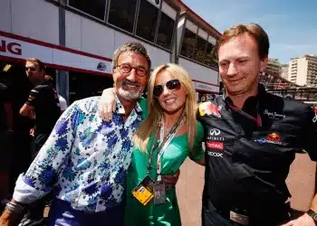 Geri Halliwell, Eddie Jordan, Christian Horner
