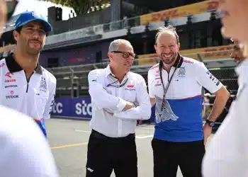 Daniel Ricciardo, Stefano Domenicali, Peter Bayer, F1