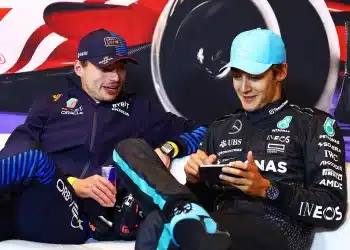 Max Verstappen, George Russell, F1