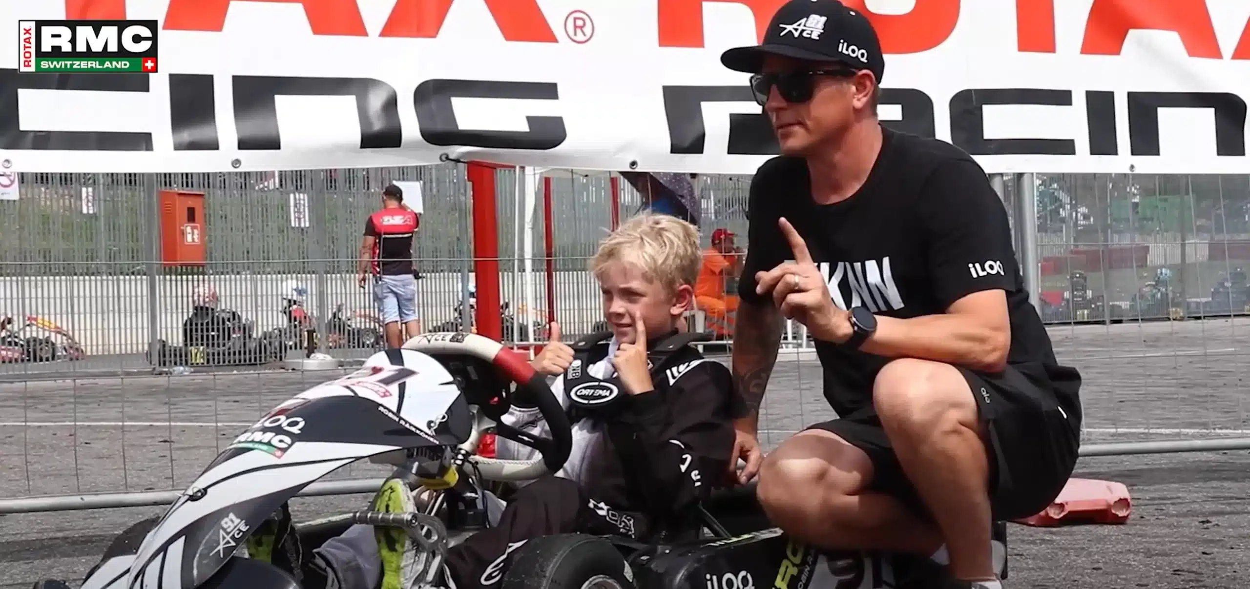 Robin és Kimi Räikkönen