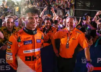 Lando Norris, Zak Brown, McLaren