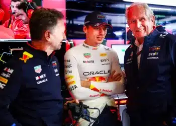 Christian Horner, Max Verstappen, Helmut Marko, Red Bull