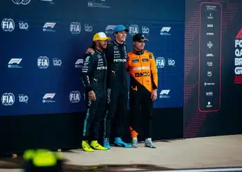 Lando Norris, Lewis Hamilton, George Russell, brit