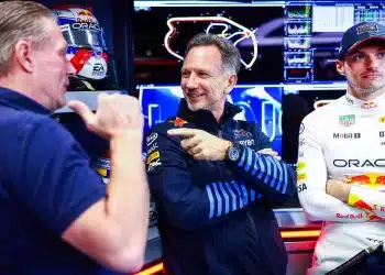 Jos Verstappen, Christian Horner, Max Verstappen