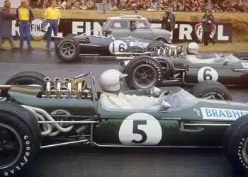 Brabham, Hulme, Gurney, F1, 1966 Brit Nagydíj