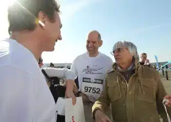 Adrian Newey, Christian Horner, Bernie Ecclestone