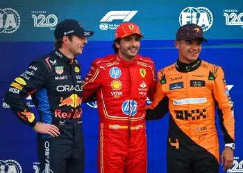 Carlos Sainz, Max Verstappen, Lando Norris