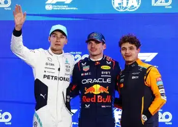 Max Verstappen, George Russell, Lando Norris