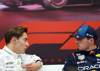 Max Verstappen, George Russell