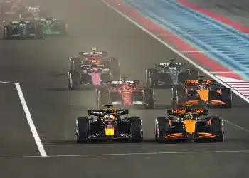 Lando Norris, Max Verstappen, rajt, start, F1