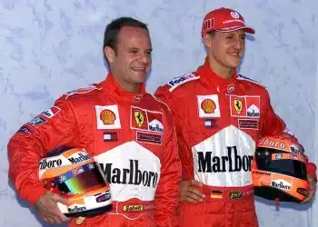Rubens Barrichello és Michael Schumacher 2001-ben