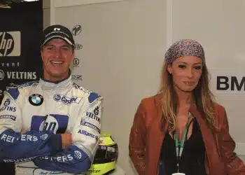Ralf és Cora Schumacher, 2002-ben a Williams boxában