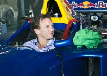 Christian Horner, a Red Bull Racing csapatfőnöke, 2011-ben, a Red Bull Ring megnyitóján