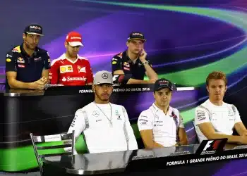 Daniel Ricciardo, Sebastian Vettel, Max Verstappen, Lewis Hamilton, Felipe Massa, Nico Rosberg