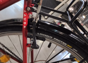 Lauda Trekkfy bike, Michelin