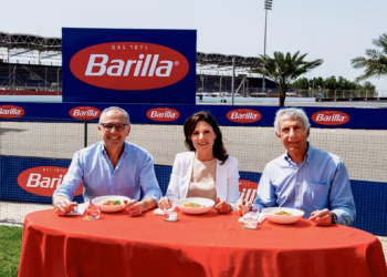 Stefano Domenicali, Ilaria Lodigiani, Paolo Barilla, F1
