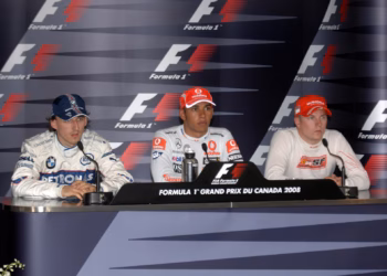 Robert Kubica, Lewis Hamilton, Kimi Räikkönen