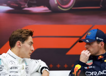 Max Verstappen, George Russell
