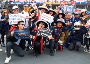 Yuki Tsunoda japán rajongói, F1
