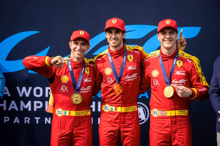 Alessanro Pier Guidi, Antonio Giovinazzi, James Calado, Ferrari, WEC