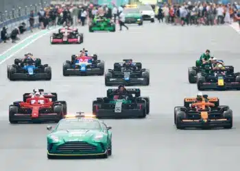 Charles Leclerc, Lewis Hamilton, George Russell, Andrea Kimi Antonelli, Lando Norris, Oscar Piastri, Lego, F1