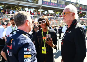 Christian Horner, Naomi Campbell, Flavio Briatore