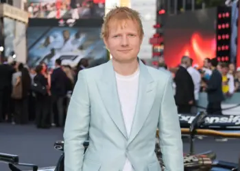 Ed Sheeran az F1 the movie európai premierjén