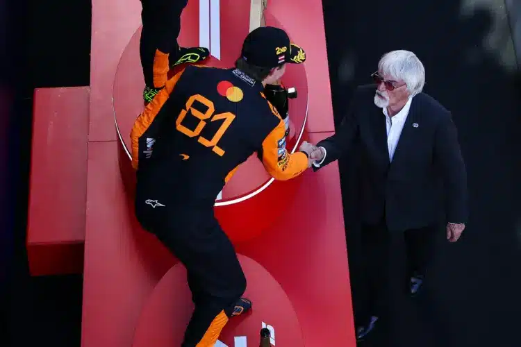 Oscar Piastri, Bernie Ecclestone