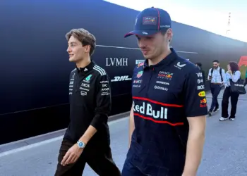 George Russell, Max Verstappen, red bull