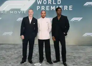Brad Pitt, Lewis Hamilton, Damson Idris