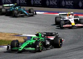 Gabriel Bortoleto, Liam Lawson, Fernando Alonso